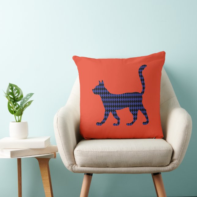 Mysteriskt katt kudde (Stol)