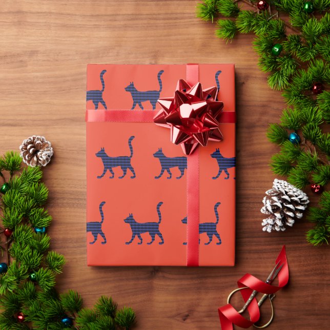 Mysteriskt katt presentpapper (Julgåva)