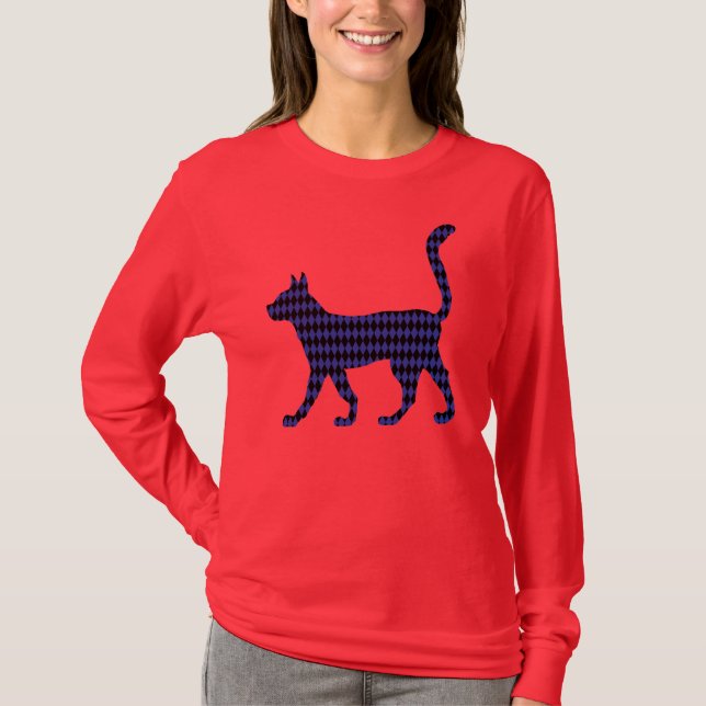 Mysteriskt katt t shirt (Framsida)