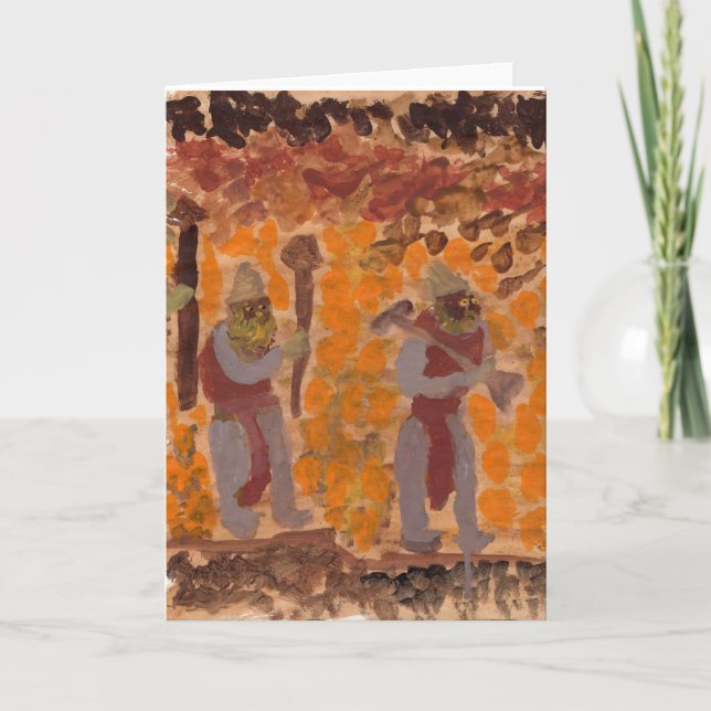 Mysteriskt noteringskort för Figurer med böjt skal Kort (Framsida)