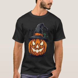 Mysteriskt pumpa i Witchy Attire T Shirt