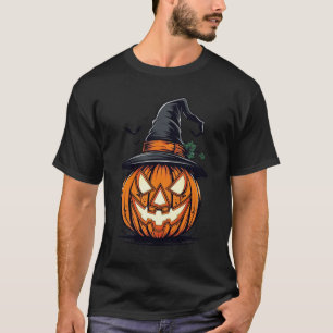 Mysteriskt pumpa i Witchy Attire T Shirt