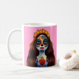 Mysteriskt socker Skullkvinna Kaffemugg
