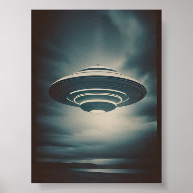 Mysteriskt UFO Poster (Framsidan)