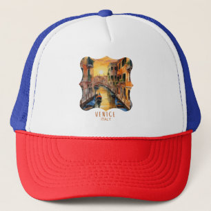 Mysteriskt vackert solnedgång i Venedig Keps