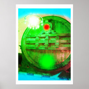 Mysteriskt vault entrance art poster