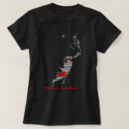 Mysterium i varje blick | Katt Typografi Konst T Shirt