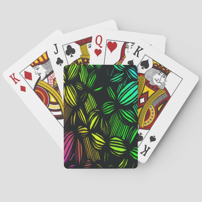 Mysterösa linjer casinokort (Baksidan)