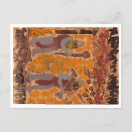 Mystert Bearded Figurer vycard Vykort