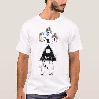 Mystery Chiffer Triangel Öga Journal 1 2 3 Hand Ko T Shirt