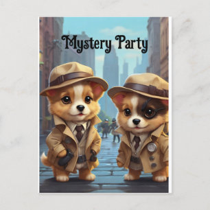Mystery Party Valpar Vykort