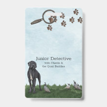 Mystery-Solving Junior Detective namnskylt