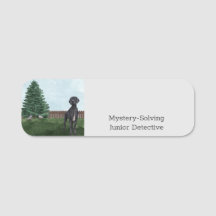 Mystery Solving Junior namn badge