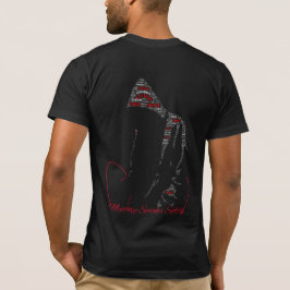 Mystery Speaks Softly Typografi Silhuett T-Shirt