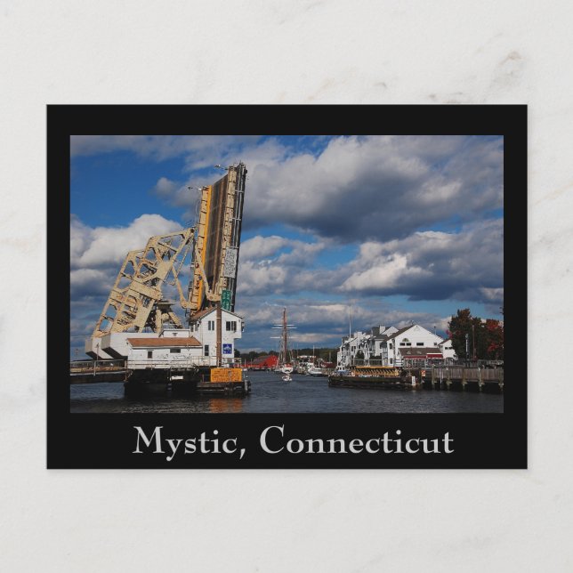 mystic 2009 copy, Mystic, Connecticut Vykort (Framsida)