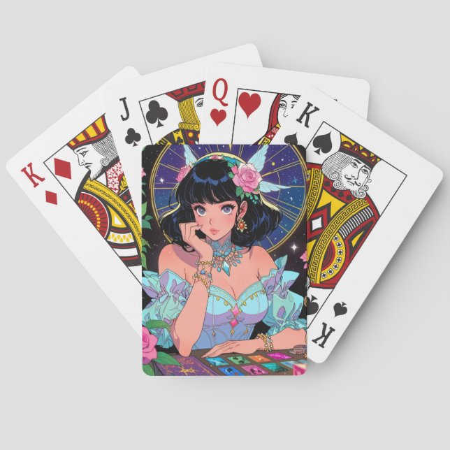 Mystic Anime Playing Cards Casinokort (Baksidan)