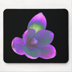 Mystic Beauty Crocus Flower Mousepad Musmatta