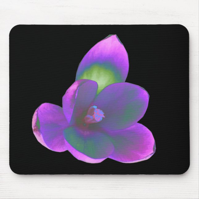 Mystic Beauty Crocus Flower Mousepad Musmatta (Framsidan)