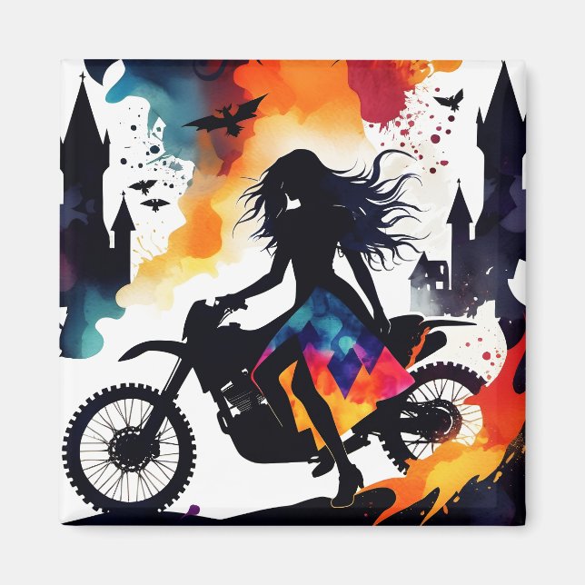 Mystic Biker's Journey Magnet (Framsidan)