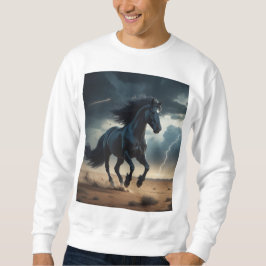 Mystic Black Stallion Storm Rider Tee ⚡ 🖤 Lång Ärmad Tröja