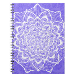 Mystic Bloom Mandala Anteckningsbok Med Spiral