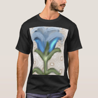 Mystic Blue Bloom - Growing Flower  T Shirt