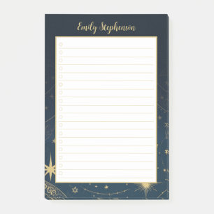 Mystic Blue Collection Post-it Notes Block