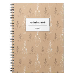 Mystic Bohemian Beige Anteckningsbok