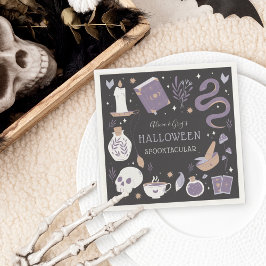 Mystic Boho Crystal Halloween fest Pappersservett