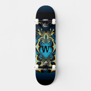 Mystic Boll Monogram Old School Skateboard Bräda 21,6 Cm
