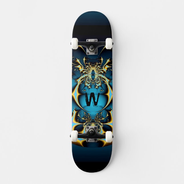 Mystic Boll Monogram Old School Skateboard Bräda 21,6 Cm (Framsida)