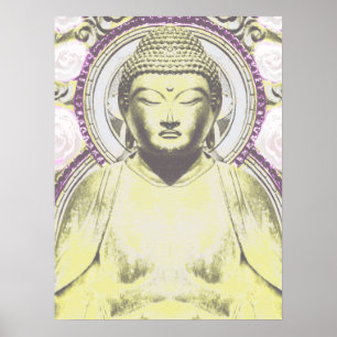 Mystic Buddha i Neutralt Tones Poster