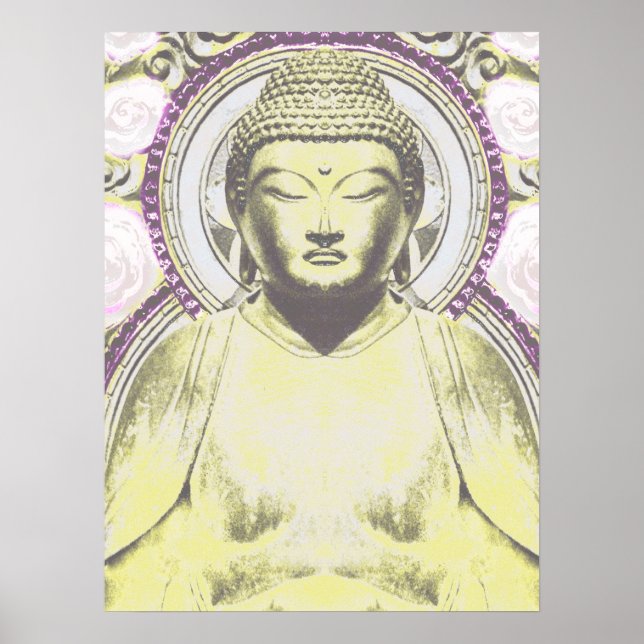 Mystic Buddha i Neutralt Tones Poster (Framsidan)