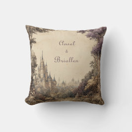 Mystic Castle Forest Bröllop Kudde