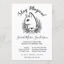 Mystic Cat 21st Birthday Magic Halloween Moonphase