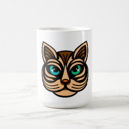 Mystic Cat Ögon Coffee Mugg