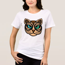 Mystic Cat Ögon Women's Art T Shirt