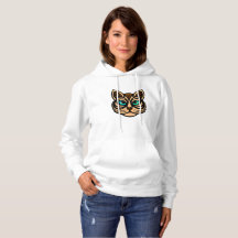 Mystic Cat Ögon Women's Hoodie Art
