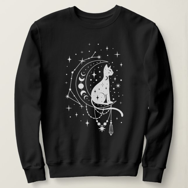 Mystic Cat T Shirt (Design framsida)