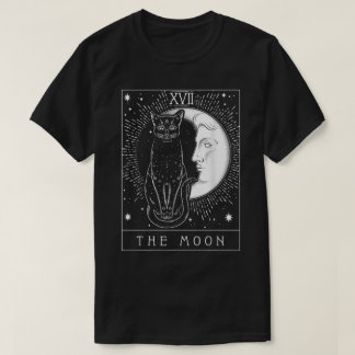 Mystic Cat Tarot | The Moon Card Konst T Shirt