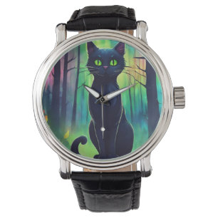 Mystic Cat the Northern Ljus Armbandsur