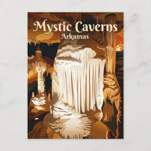 Mystic Caverns Arkansas Vykort