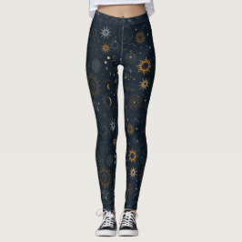 Mystic Celestial Mönster Leggings