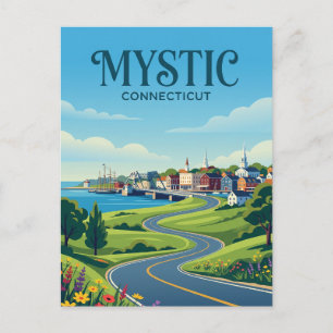 Mystic Connecticut Vykort