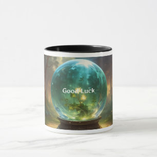 Mystic Crystal Boll Fortune Lycka till Mugg
