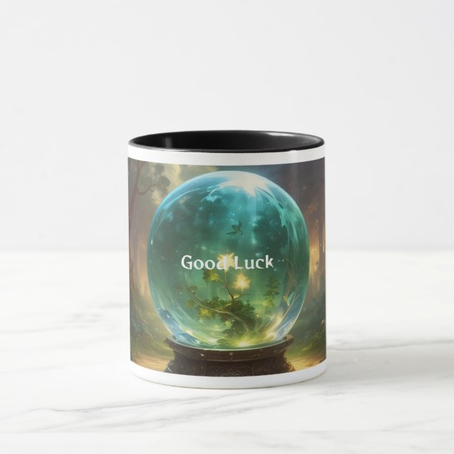 Mystic Crystal Boll Fortune Lycka till Mugg (Center)