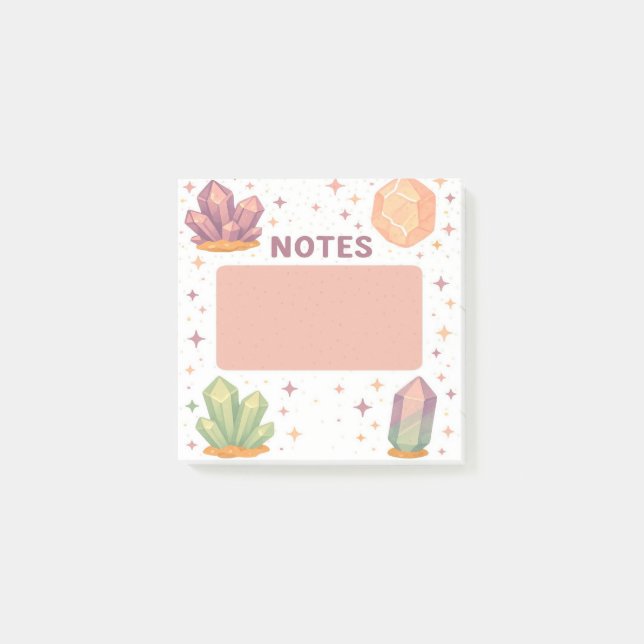 Mystic Crystal Notes Post-it Block (Framsida)