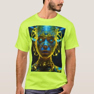 Mystic Cyber Angel: Den gudomliga vaknandet T Shirt
