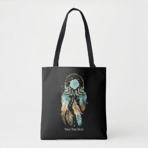 Mystic Dreamcatcher Andlig Metaphysical Yoga Tygkasse