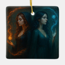 Mystic Duality Julgransprydnad Keramik